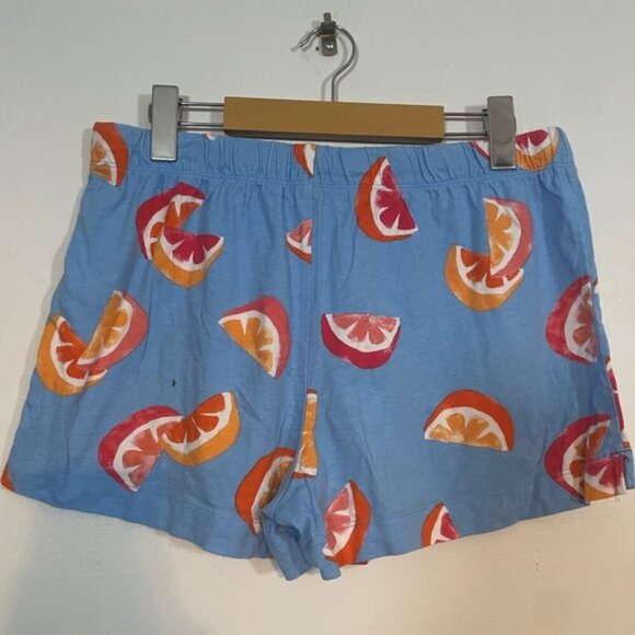 Joe Fresh Citrus Print Pajama Shorts – Size M - Picture 7 of 9